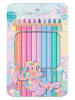 Faber-Castell Jumbo kleurpotloden "Sparkle Pastell" - 10 stuks