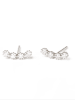 Miu Silver Srebrne kolczyki-wkrętki z cyrkoniami