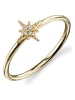 Miu Silver Vergold. Ring mit Edelsteinen
