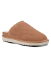 LUHTA Leren pantoffels "Hupsu" lichtbruin
