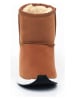 ISLAND BOOT Leder-Winterboots "Spotty" in Hellbraun