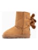 ISLAND BOOT Botki zimowe "Bowine" w kolorze jasnobrązowym