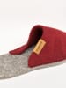 kitz-pichler Wolvilten pantoffels "Magicfelt Magic Travel" rood/grijs