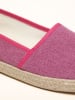 kitz-pichler Espadrilles "Camping Linen uni V" in Lila