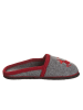 kitz-pichler Pantoffels "Virgen" grijs/rood