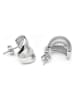 Luxenter Silber-Ohrstecker mit Edelsteinen