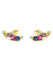 Luxenter Gecoate oorstekers met edelstenen