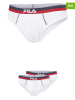 Fila Slipy (2 pary) w kolorze białym