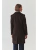 TATUUM Wełniany płaszcz "Sakowia" w kolorze ciemnobrązowym