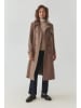 TATUUM Wełniany płaszcz w kolorze brązowym