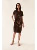 TATUUM Sukienka w kolorze ciemnobrązowym
