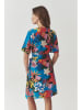 TATUUM Sukienka w kolorze niebieskim ze wzorem