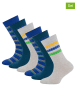 ewers 6er-Set: Socken in Blau/ Grau