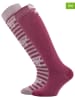 ewers 2er-Set: Kniestrümpfe "Schleife" in Beere/ Flieder