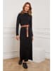 Joséfine Gebreide jurk "Analog" zwart