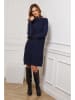 Joséfine Strickkleid "Felicidad" in Dunkelblau