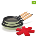 Brandt 6-delige pannenset groen