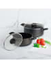 Brandt 4-delige pannenset zwart