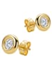 Revoni Gold-Ohrstecker mit Diamanten