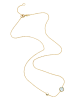 Diamant Exquis Gouden ketting met edelsteen - (L)44cm
