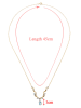 Revoni Gouden ketting met sierelement - (L)45 cm