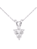 Diamant Exquis Witgouden ketting met diamanten