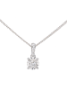 Revoni Witgouden ketting met diamanten - (L)45 cm