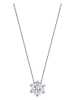 Revoni Witgouden ketting met diamant - (L)45 cm