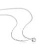 Revoni Witgouden ketting met diamant - (L)45 cm