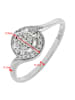 Revoni Weißgold-Ring mit Diamanten
