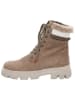 Think! Leren boots "Kangae" beige