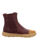 Think! Leren chelseaboots rood
