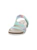 Think! Leren slippers turquoise