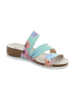 Think! Leren slippers turquoise