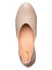 Think! Leren ballerina's beige