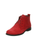 Think! Leren veterschoenen rood
