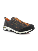 Kimberfeel Leren wandelschoenen "Aloa" antraciet/oranje