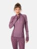 KARI TRAA Wełniany podkoszulek termiczny "Smekker" w kolorze fioletowym