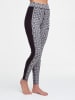 KARI TRAA Merinowoll-Thermounterhose "Rose" in Schwarz/ Weiß