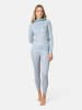 KARI TRAA Merinowoll-Thermounterhose "Rose" in Hellblau/ Mint