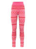 KARI TRAA Thermounterhose "Malia" in Pink/ Orange