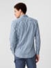 GAP Blouse - slim fit - blauw/wit