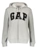GAP Sweatjacke in Hellgrau