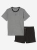 Marc O´Polo Bodywear Piżama w kolorze czarno-szarym