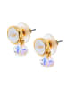 Otazu Vergold. Ohrstecker mit Swarovski Kristallen