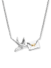 Engelsrufer Zilveren ketting "Letter Bird" met sierelement - (L)40 cm