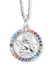 Engelsrufer Zilveren ketting "Angeli" met edelstenen - (L)38 cm