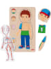 Goki 29tlg. Holzpuzzle "Junge" - ab 4 Jahren