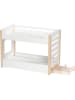 Goki Łóżko piętrowe w kolorze białym dla lalek - 3+