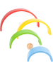 small foot Holzbausteine "Regenbogen XL" - ab 12 Monaten